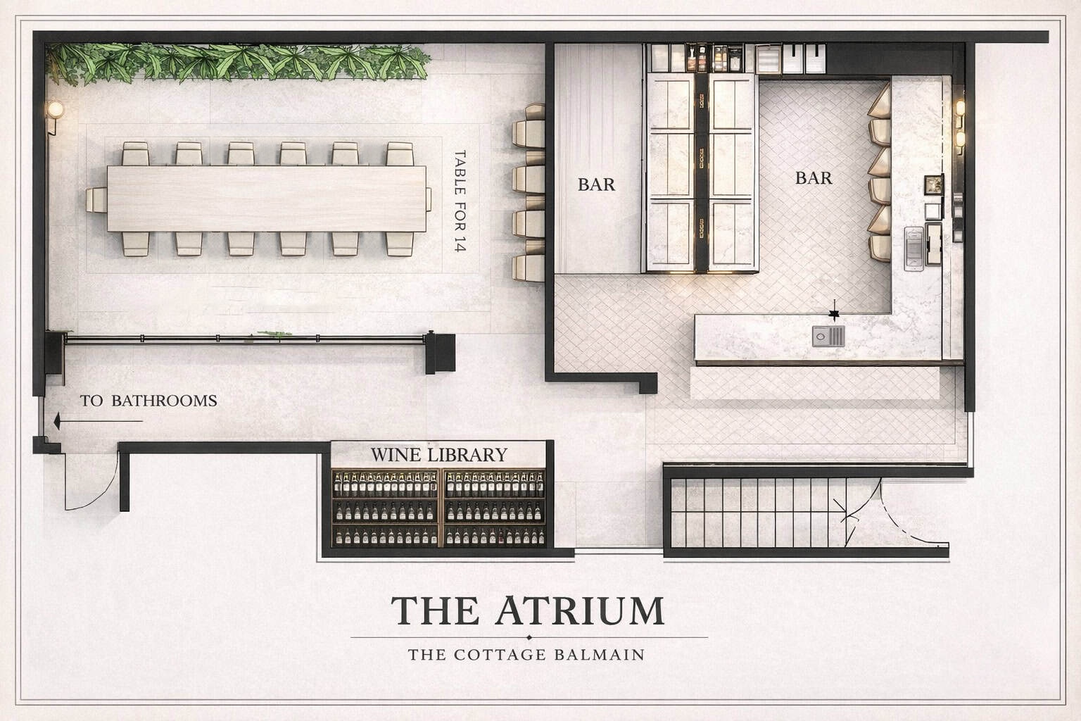 The Atrium floor plan